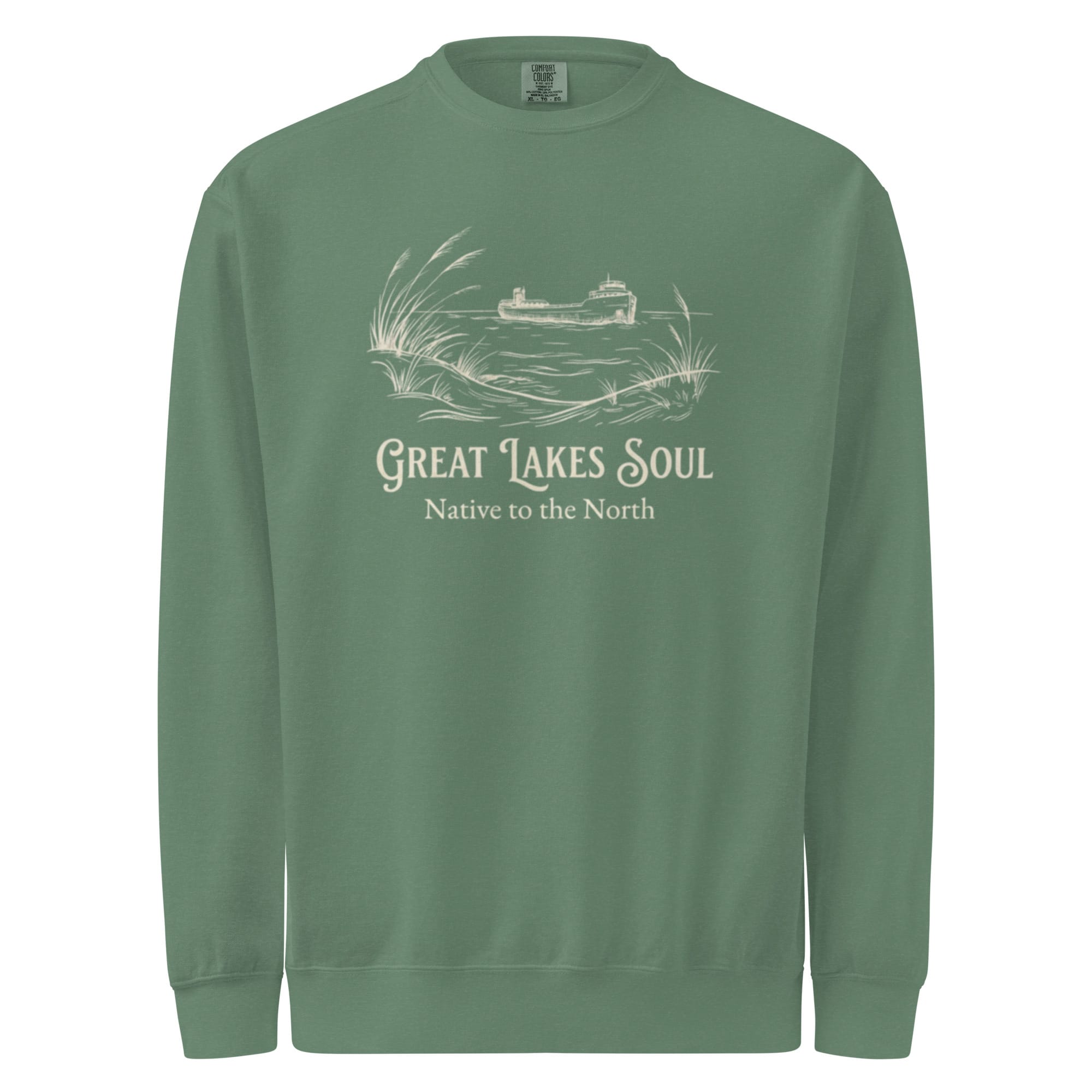 Great Lakes Soul Garment-dyed Crewneck Sweatshirt