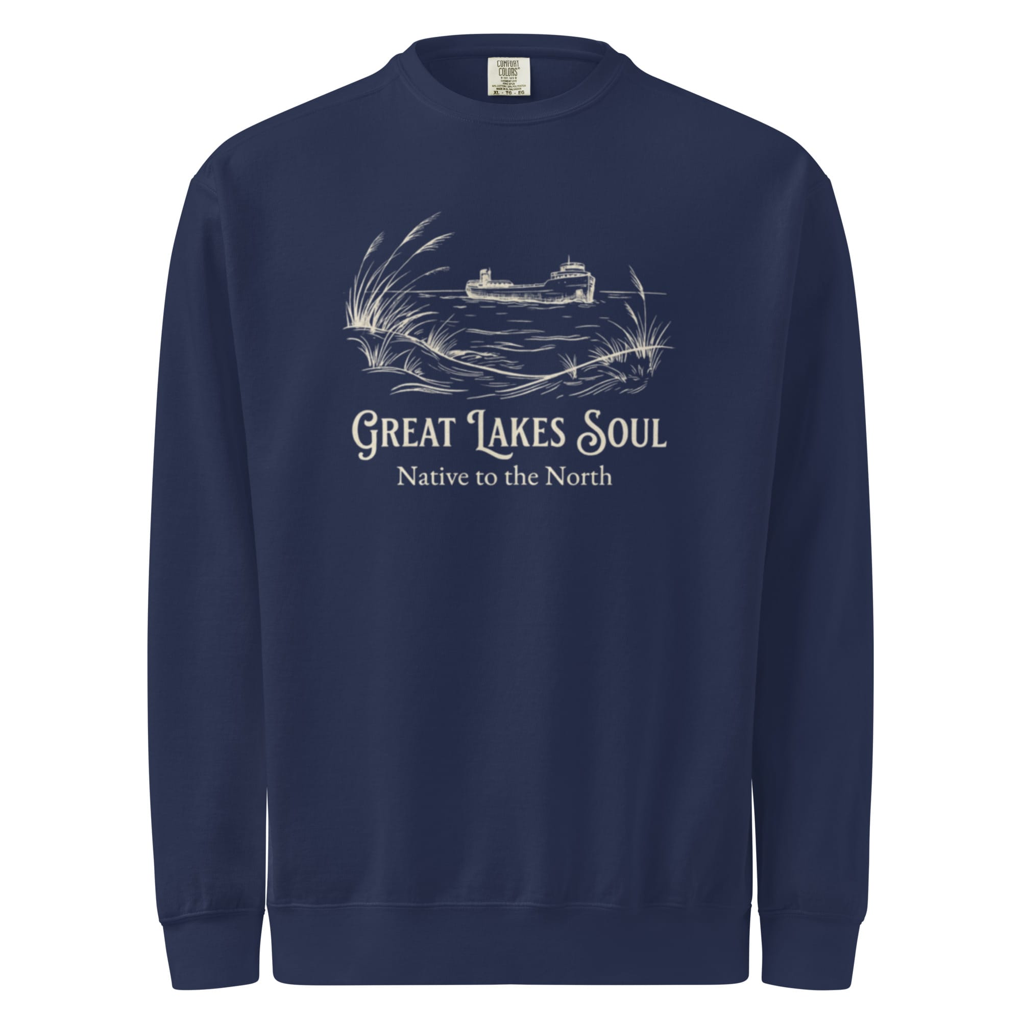 Great Lakes Soul Garment-dyed Crewneck Sweatshirt - Image 7