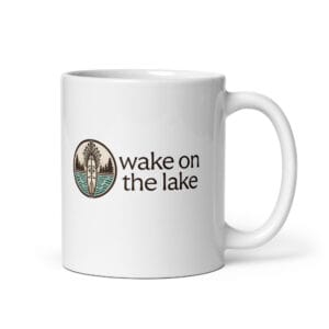 Signature Logo White Glossy Mug