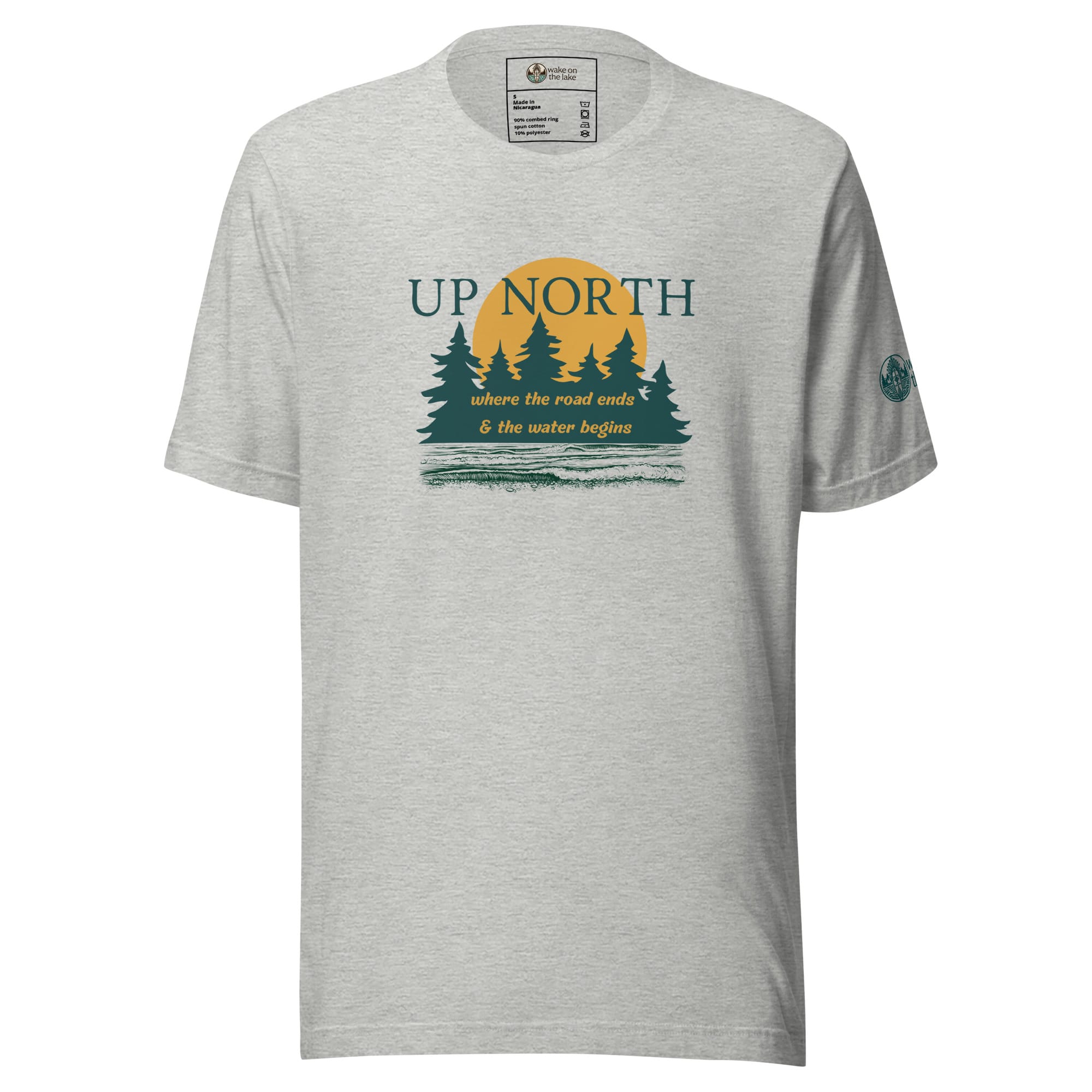 Up North Unisex Tee – Where the Road Ends - Image 3