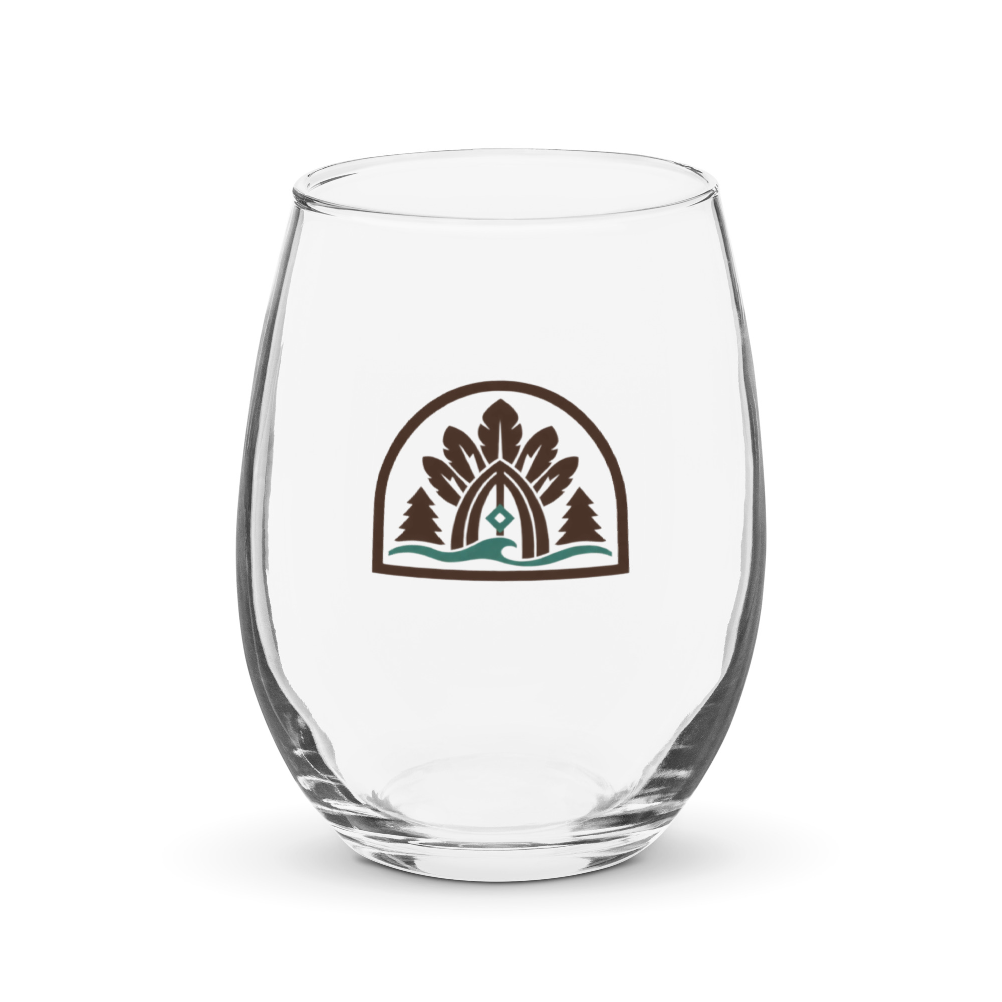 Signature Logo Stemless Wine Glass