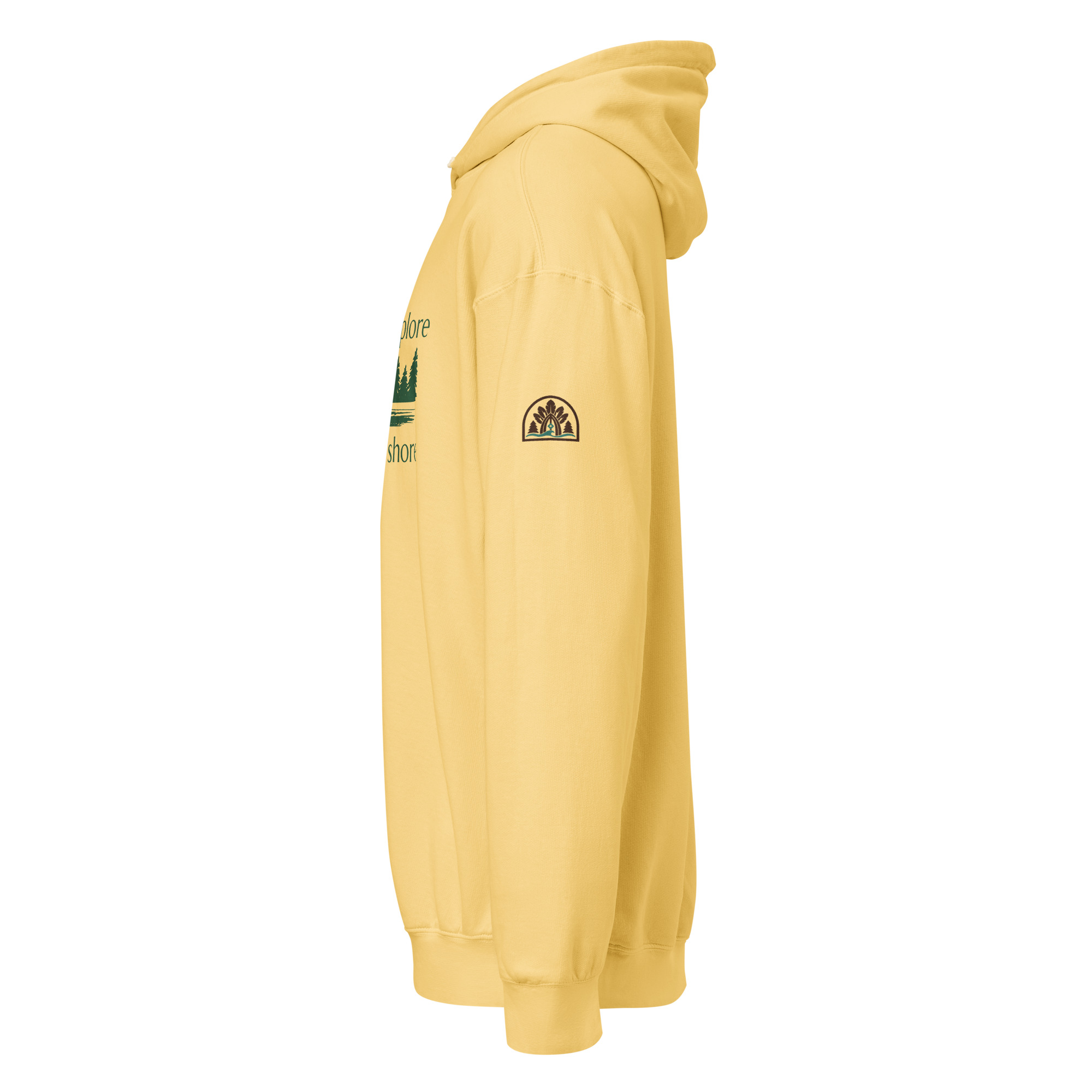Paddle to Explore, Camp by the Shore Lightweight Hoodie - Image 3