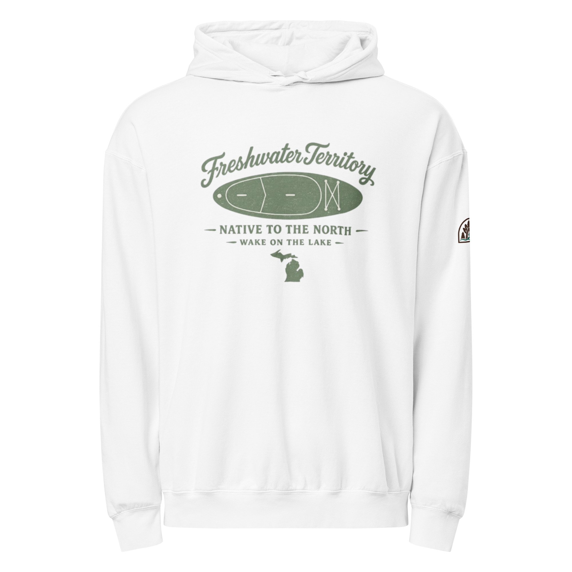 Freshwater Territory Garment-dyed Lightweight Hoodie - Image 5