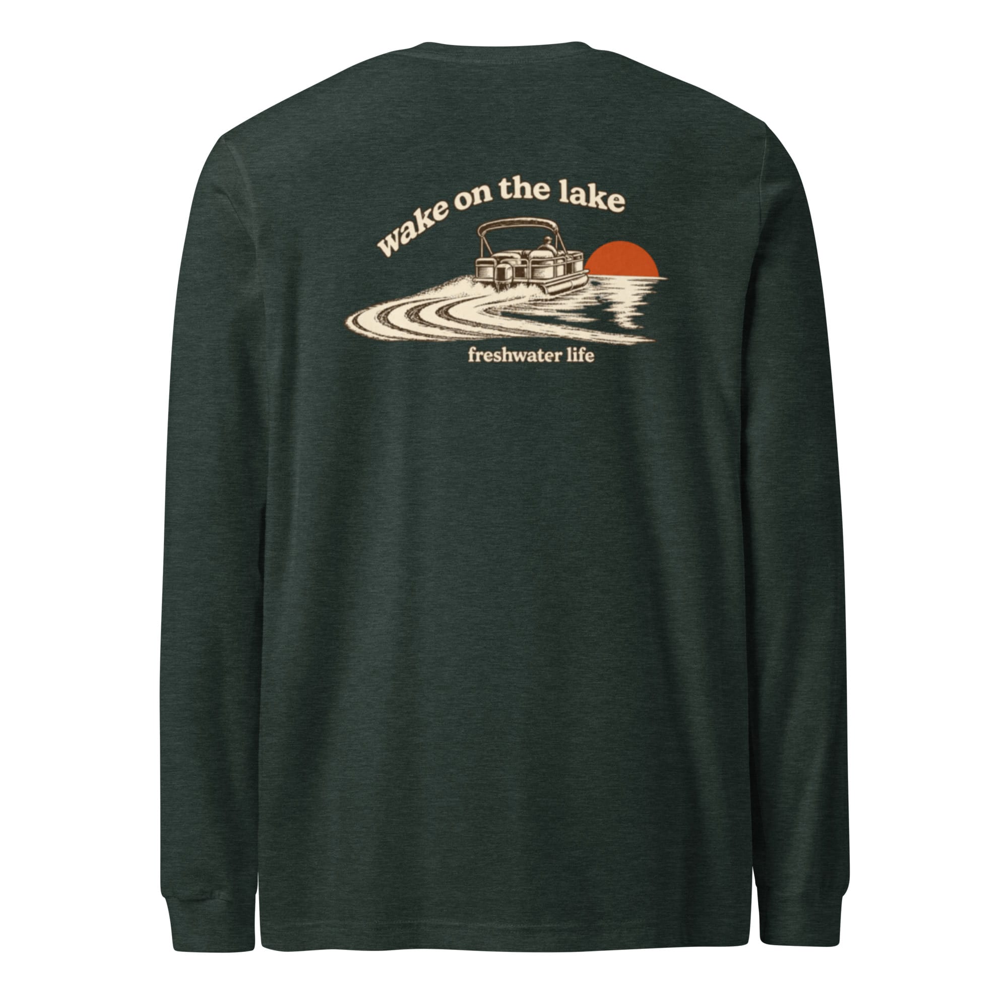 Wake on the Lake Pontoon Long Sleeve Tee