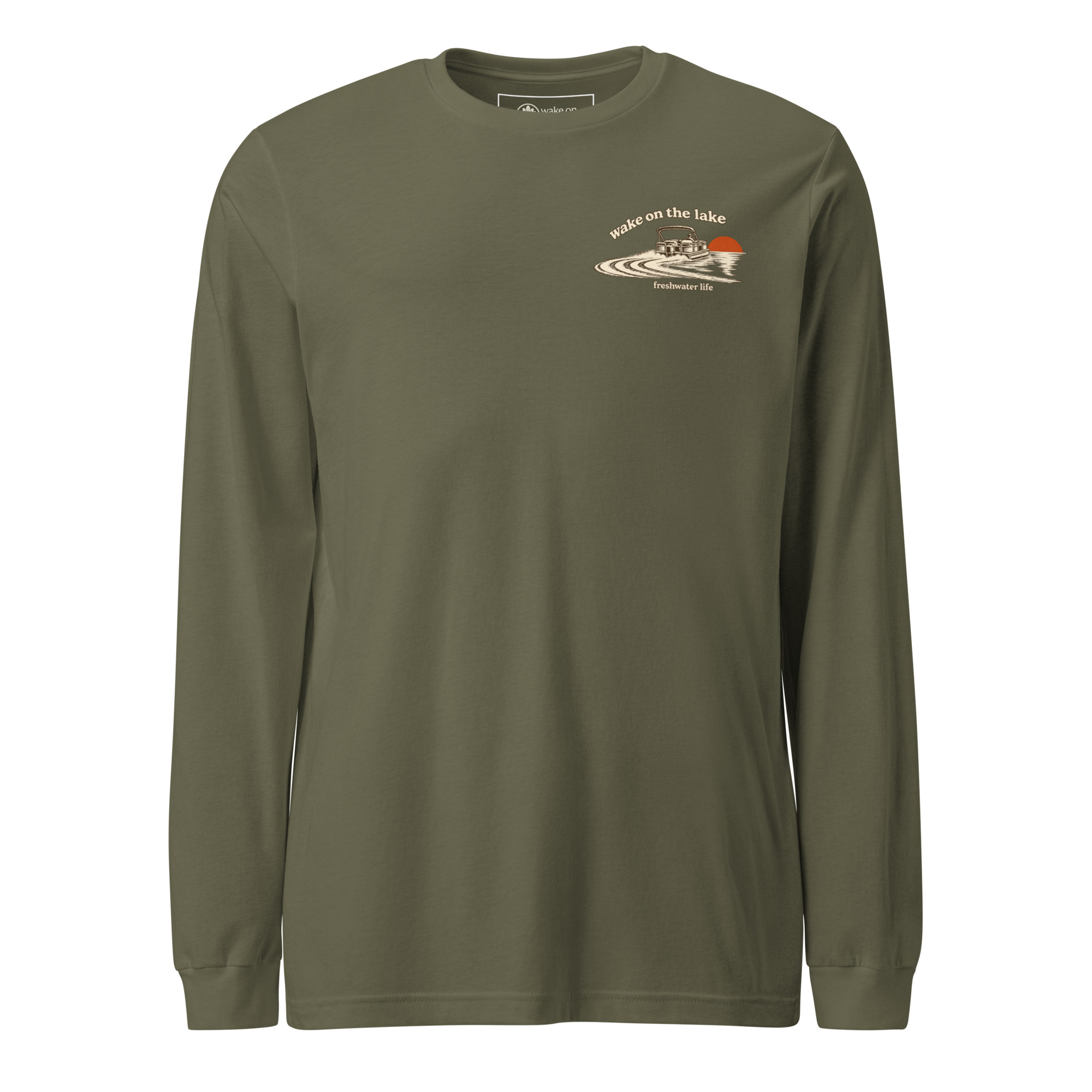 Wake on the Lake Pontoon Long Sleeve Tee - Image 12