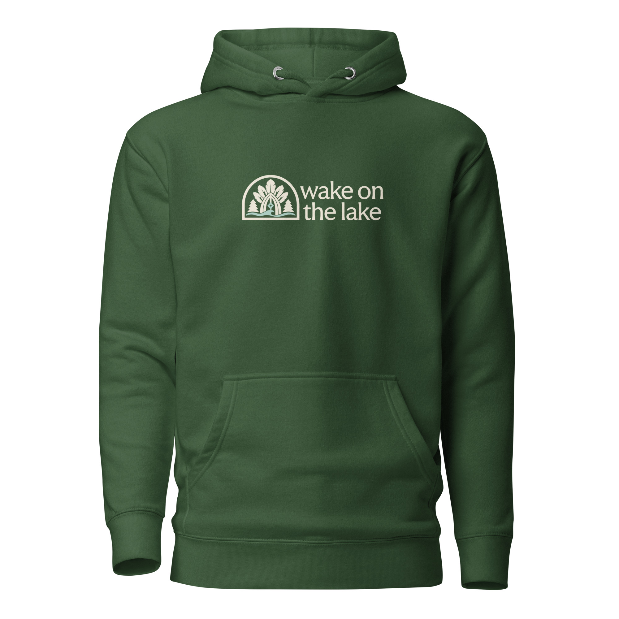 Signature Logo Cream Graphic Hoodie - Image 3