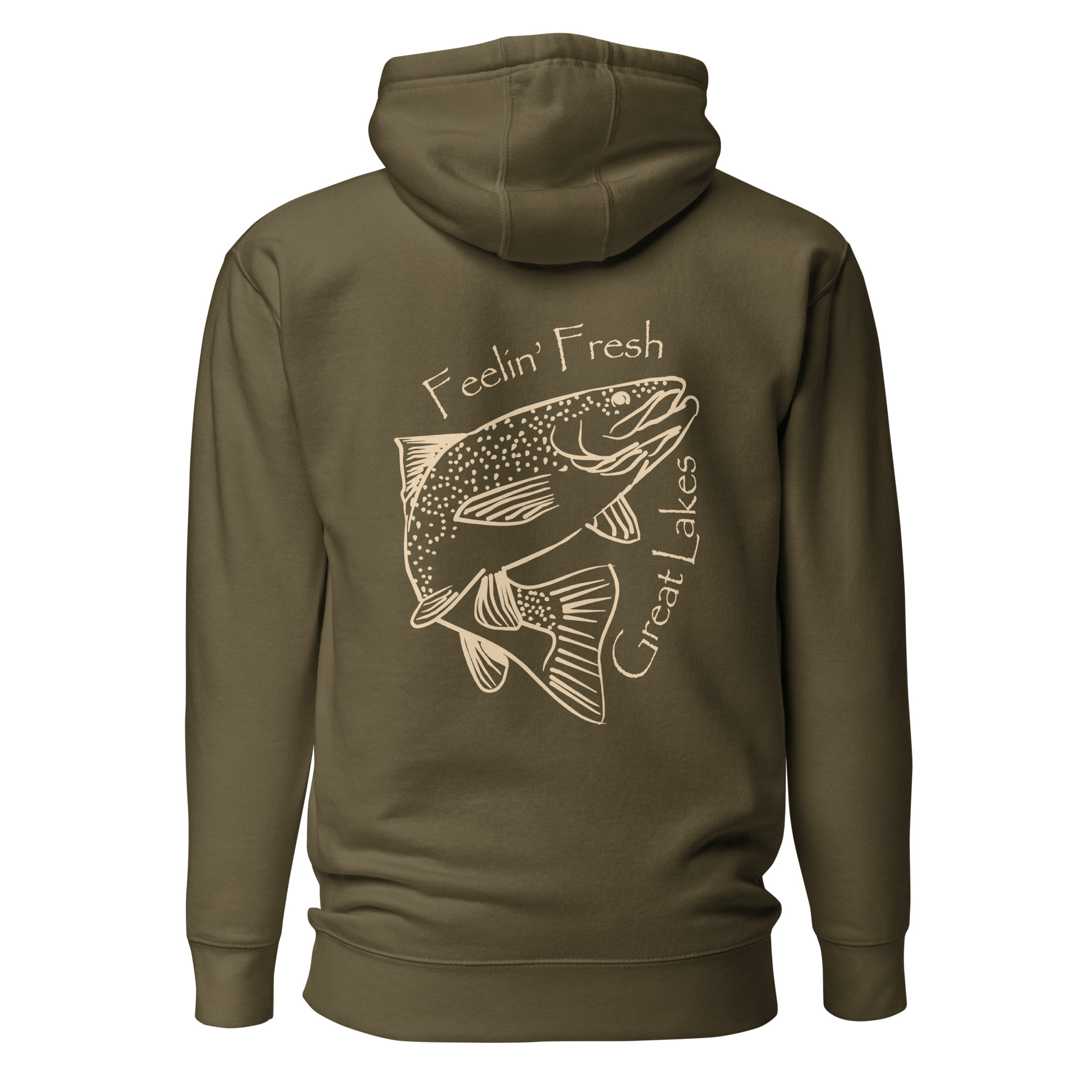 Feelin' Fresh Fish Hoodie - Image 2