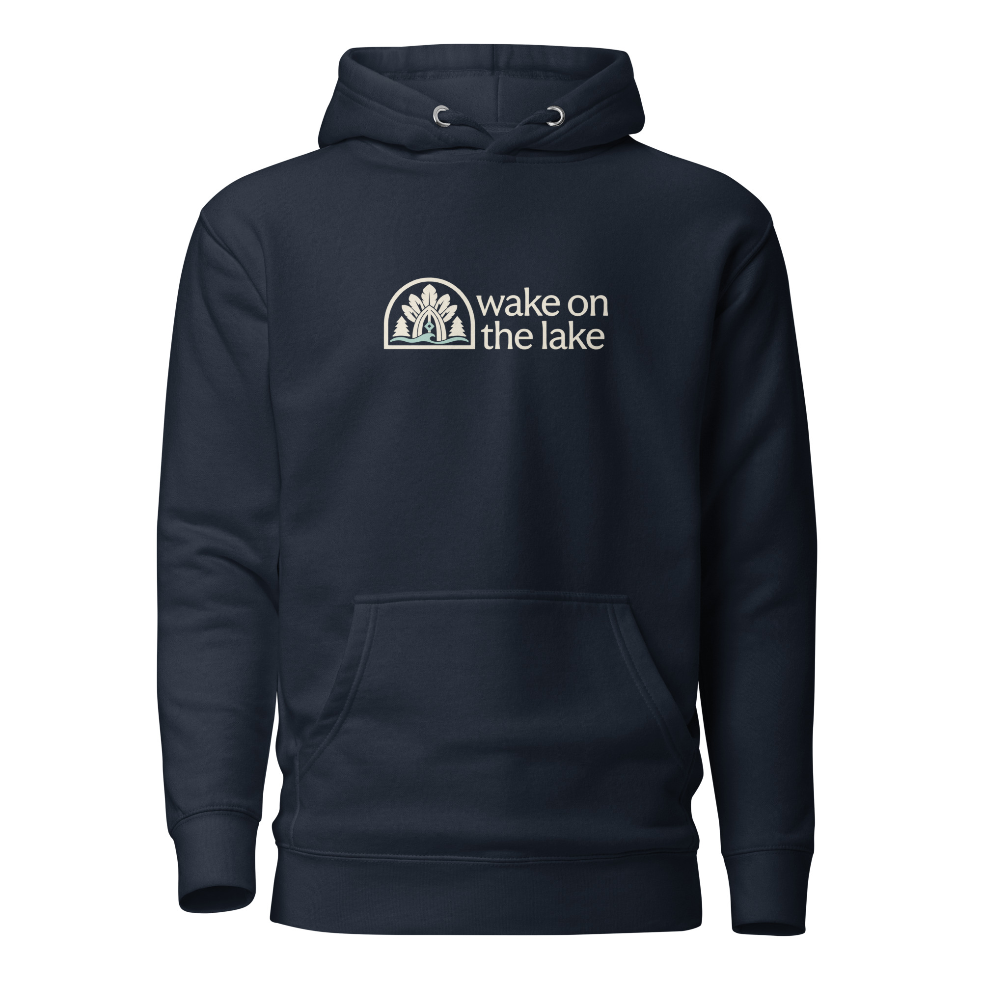Signature Logo Cream Graphic Hoodie
