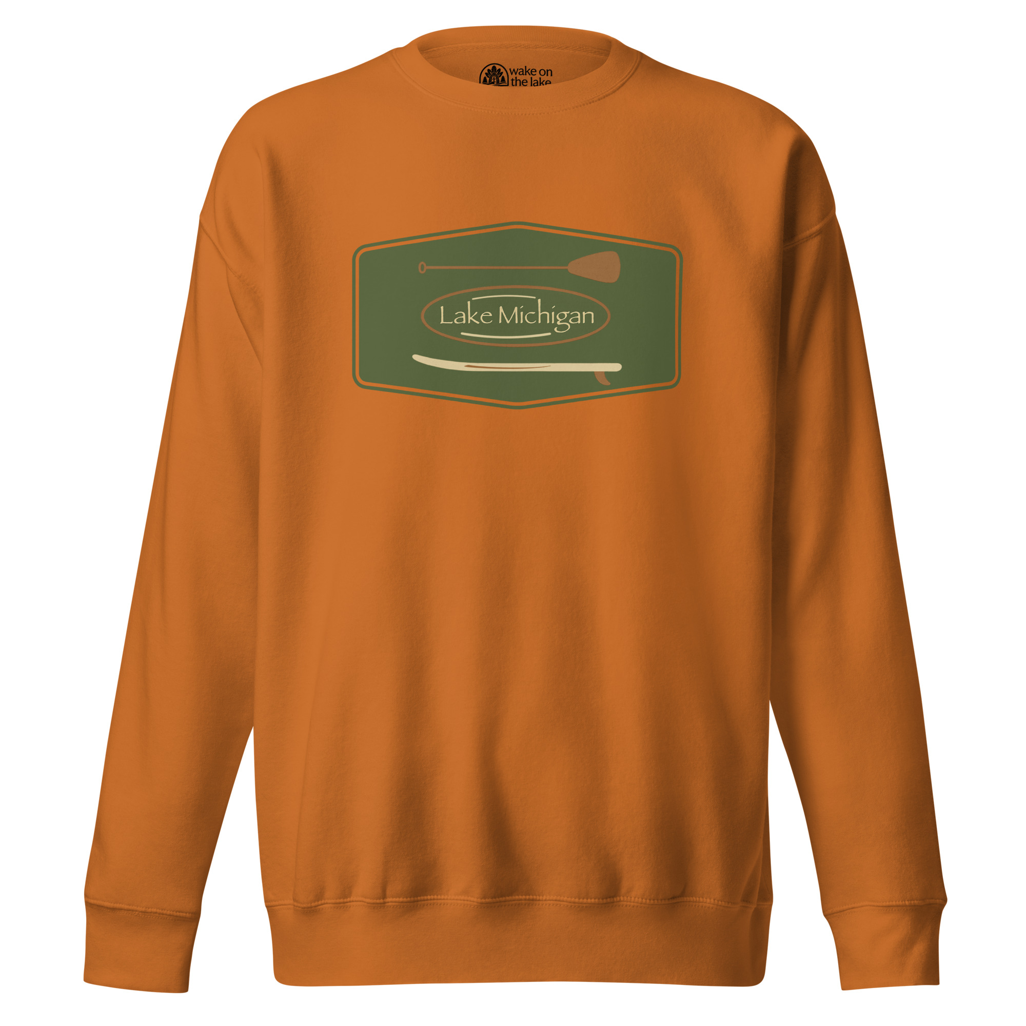 Lake Michigan Vintage Paddleboard Crewneck Sweatshirt - Image 3