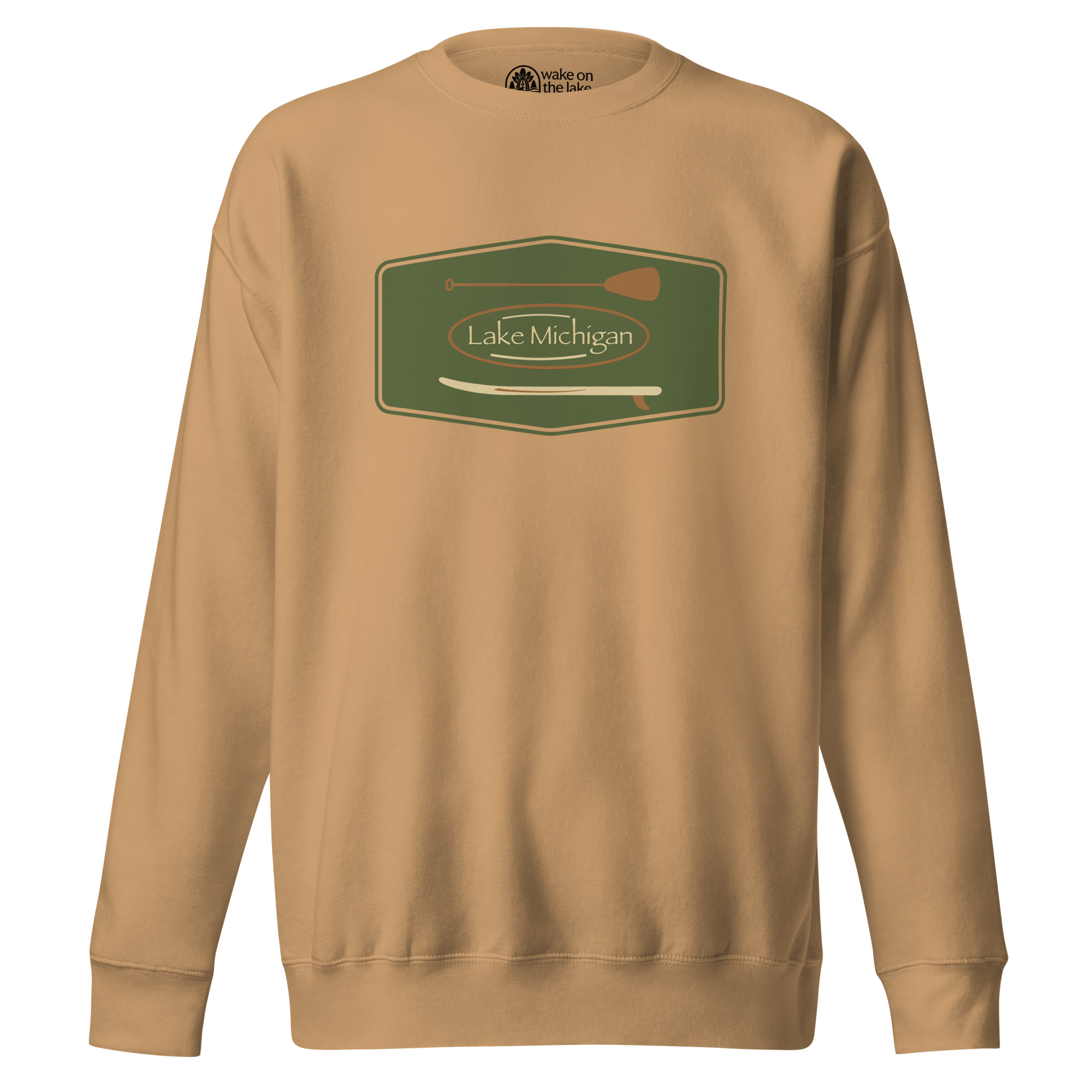 Lake Michigan Vintage Paddleboard Crewneck Sweatshirt - Image 4
