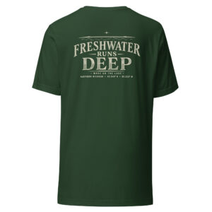 Freshwater Runs Deep Back Graphic Tee